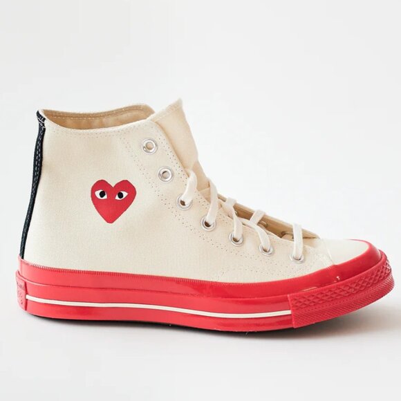 Comme des Garcons PLAY Shoes - Comme des Garçons PLAY Converse Red Sole High Top